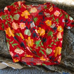 Zara women’s Hawaiian shirt
